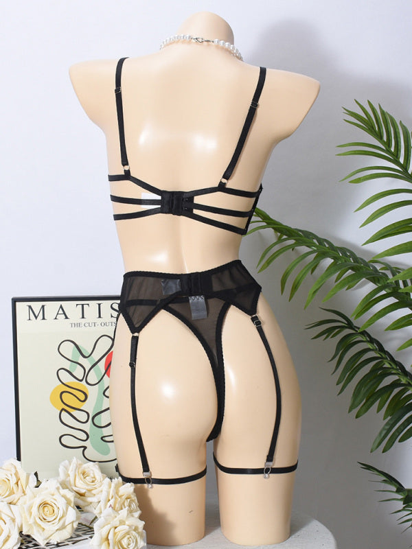 Dazzling Desire – Sexy Love Heart & Diamond Lingerie Set