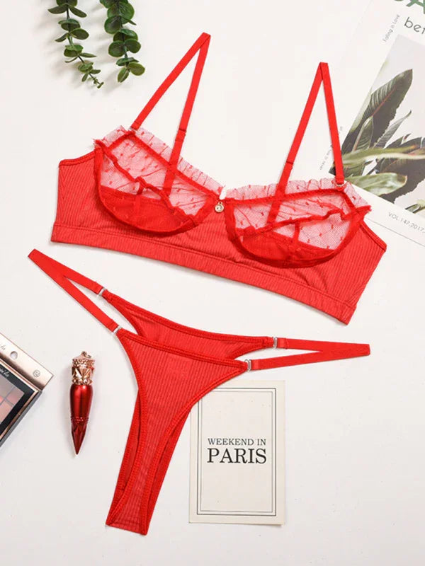 Lace Mesh Camisole Lingerie