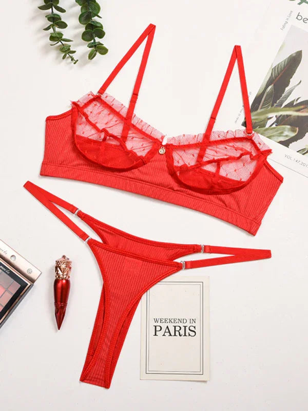 Lace Mesh Camisole Lingerie