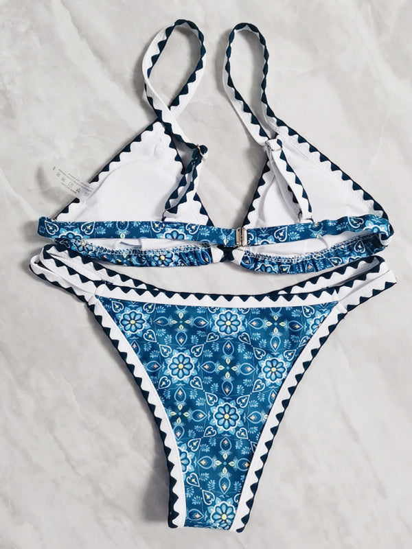 Bohemian Crochet Triangle Bikini Sets