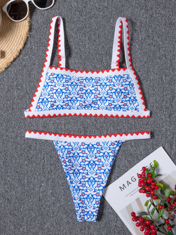 Bohemian Crochet Triangle Bikini Sets